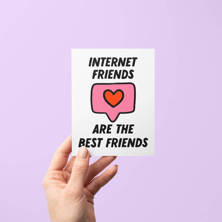 MangoIllustrated - Venta al por mayor Tarjetas de amistad - Tarjeta de felicitación de amigos de Internet