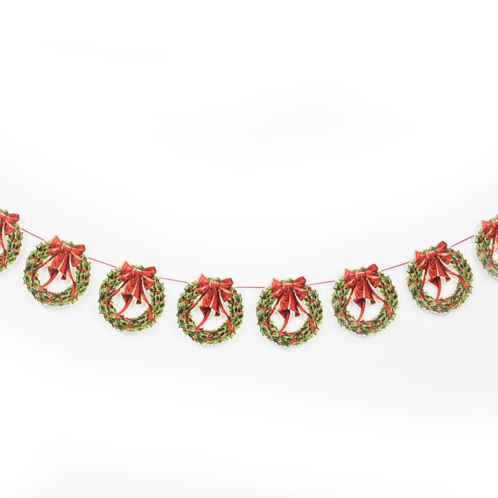 Mamelok – wholesale Bunting/Krans – GLITTRAD JUL KRANS2