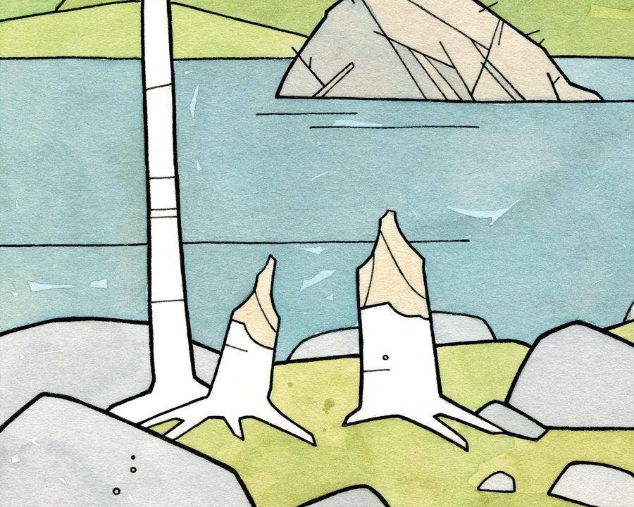 Studio Tuesday - Wholesale Art Print - Kids & Baby - Beaver Illustration Art Print, Nature Nursery Wall Art4