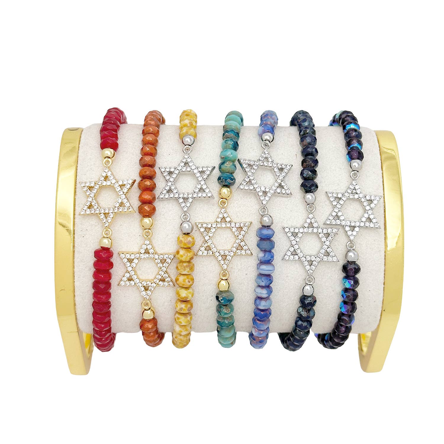 Love, Lisa - Vente Bracelets à breloques/pendentifs - Bracelet Étoile de David en cristal CZ Harper15