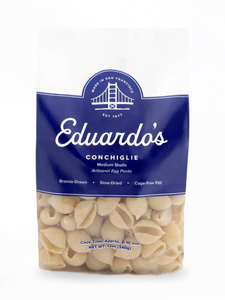 Conchiglie - Artisanal Egg Pasta (12oz) for wholesale by Eduardo's Pasta