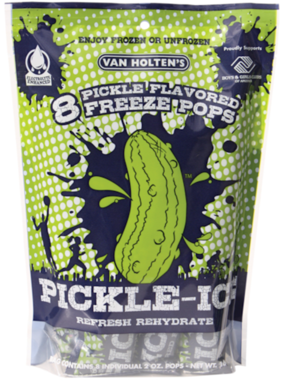 iSweet.ca - Vente Collations aux fruits - Van Holten Pickle-Ice Freeze Pop 8 unités0