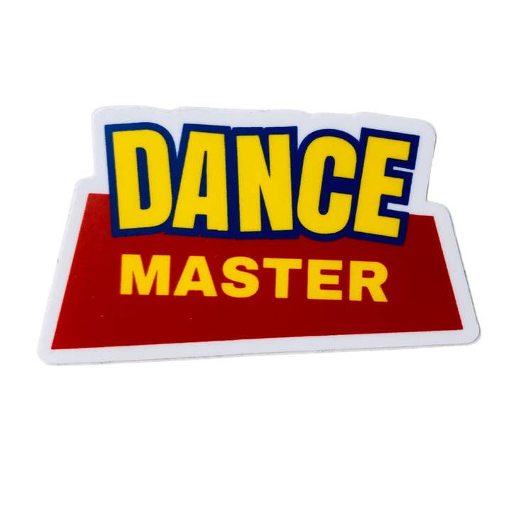 Dance Master Dance Sticker, 3" x 1.8" for wholesale by Denali & Co.
