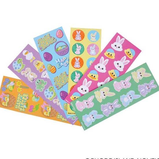 Surtido de pegatinas de pascua LLB, 100 unidades para venta al por mayor de La Luna Bella - Toys