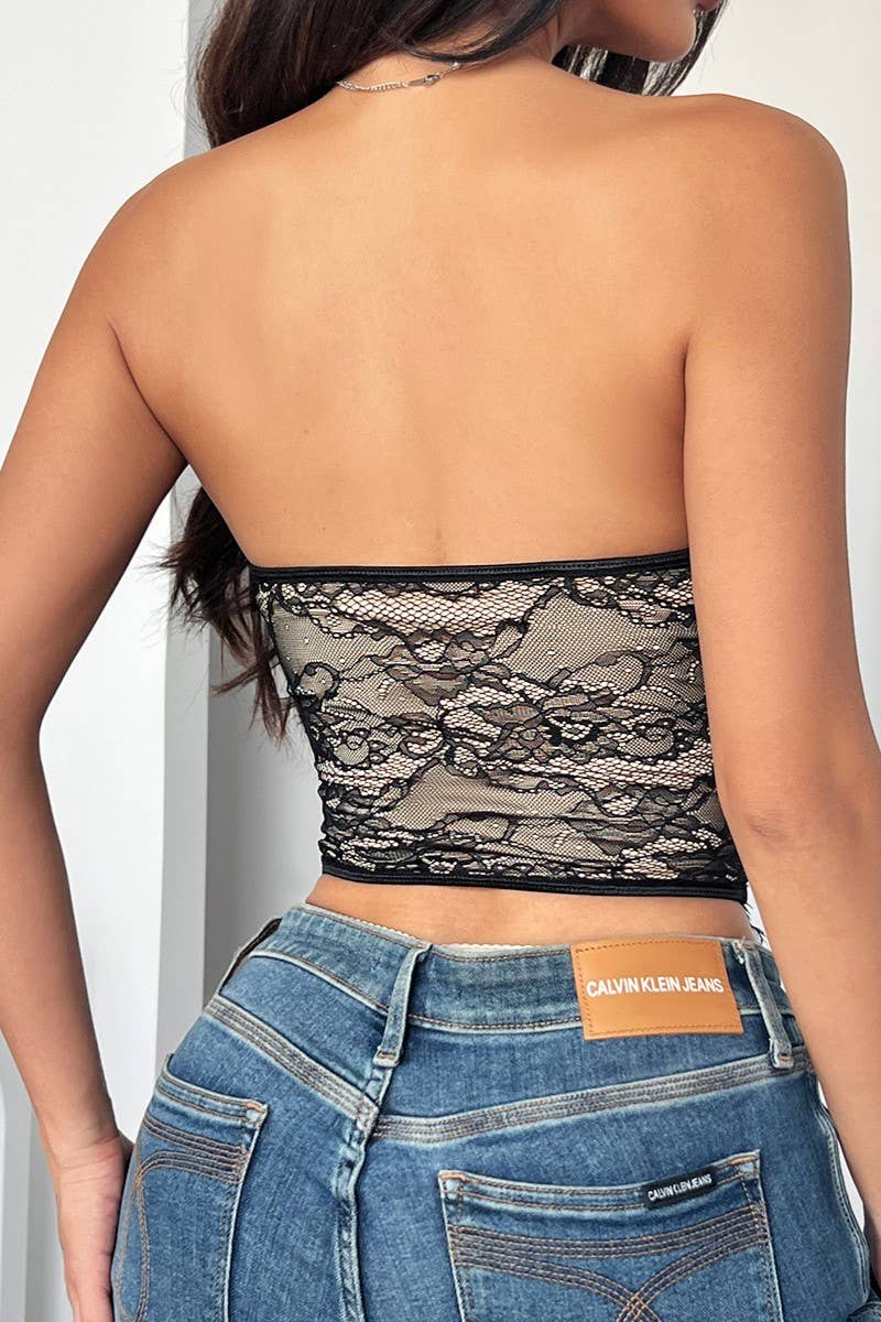 Rosa Clothing - Wholesale Corset - Women's - Rose Dance Valentine's Day Floral Lace Sexy Corset9