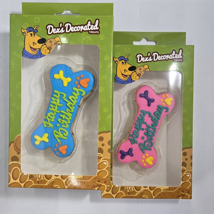 The Doggie Express - Wholesale Pet Treats - Dog - Large Happy Birthday Bone - Packaged9