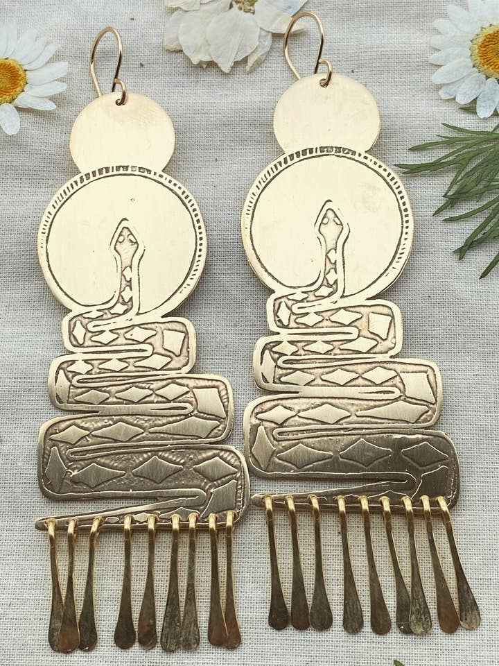 Dancing Sisters Earrings for wholesale by Serpentine and Fair