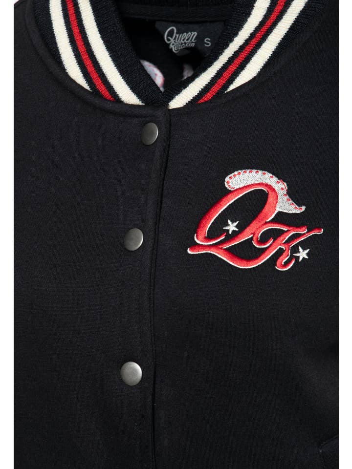 KING KEROSIN - Wholesale Varsity/Baseball Jacket - Women's - Rebel at Heart College Sweatshirt7