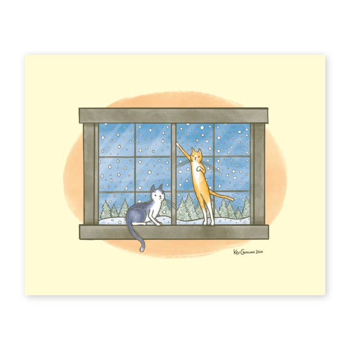 Fred + Nym + Vermont — Art Print for wholesale by The Lobster Studio