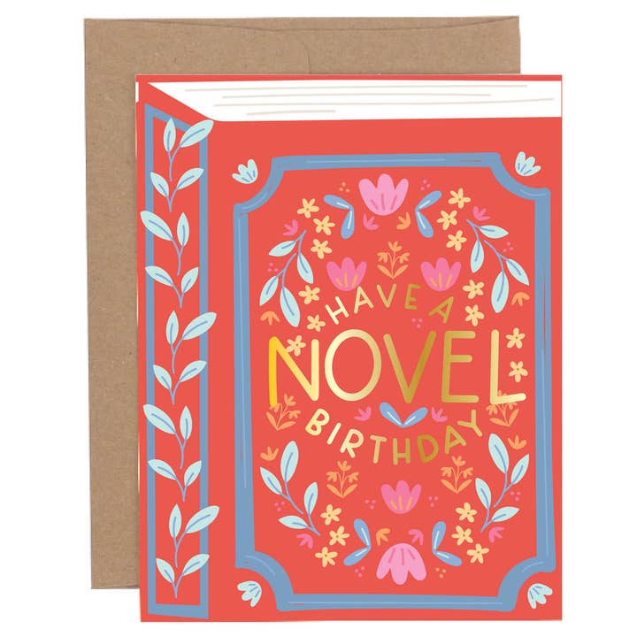 Have A Novel Birthday Greeting Card for wholesale by Pippi Post
