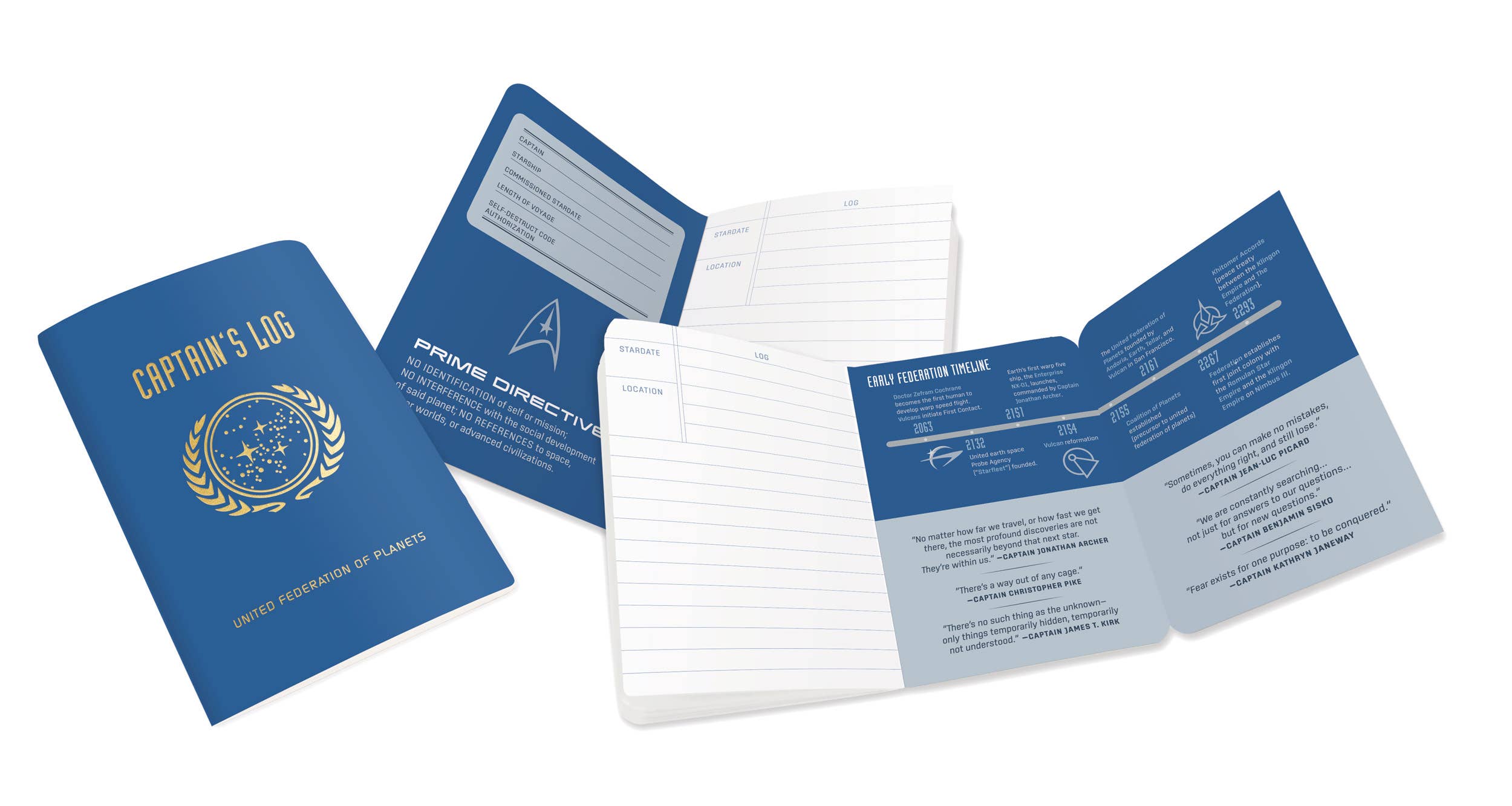 Unemployed Philosophers Guild - Vente Cahiers - Carnet de notes de bord Star Trek pleine grandeur2