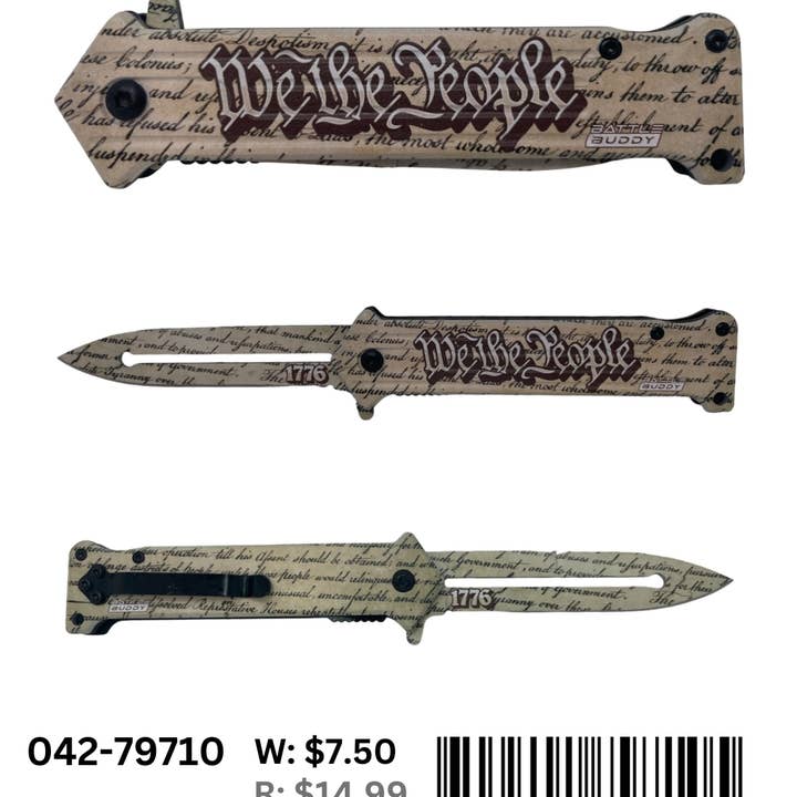 Smithco Distributing - Wholesale Pocket Knife/Holder - Battle Buddy Knives, Pocket Knife137