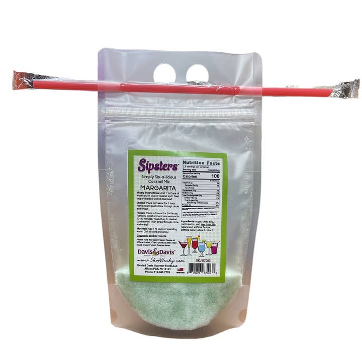 Davis & Davis Gourmet Foods – Mistura de coquetel/xarope por atacado – Sipster (TM) Bolsa de Cocktail Artesanato Margarita 1