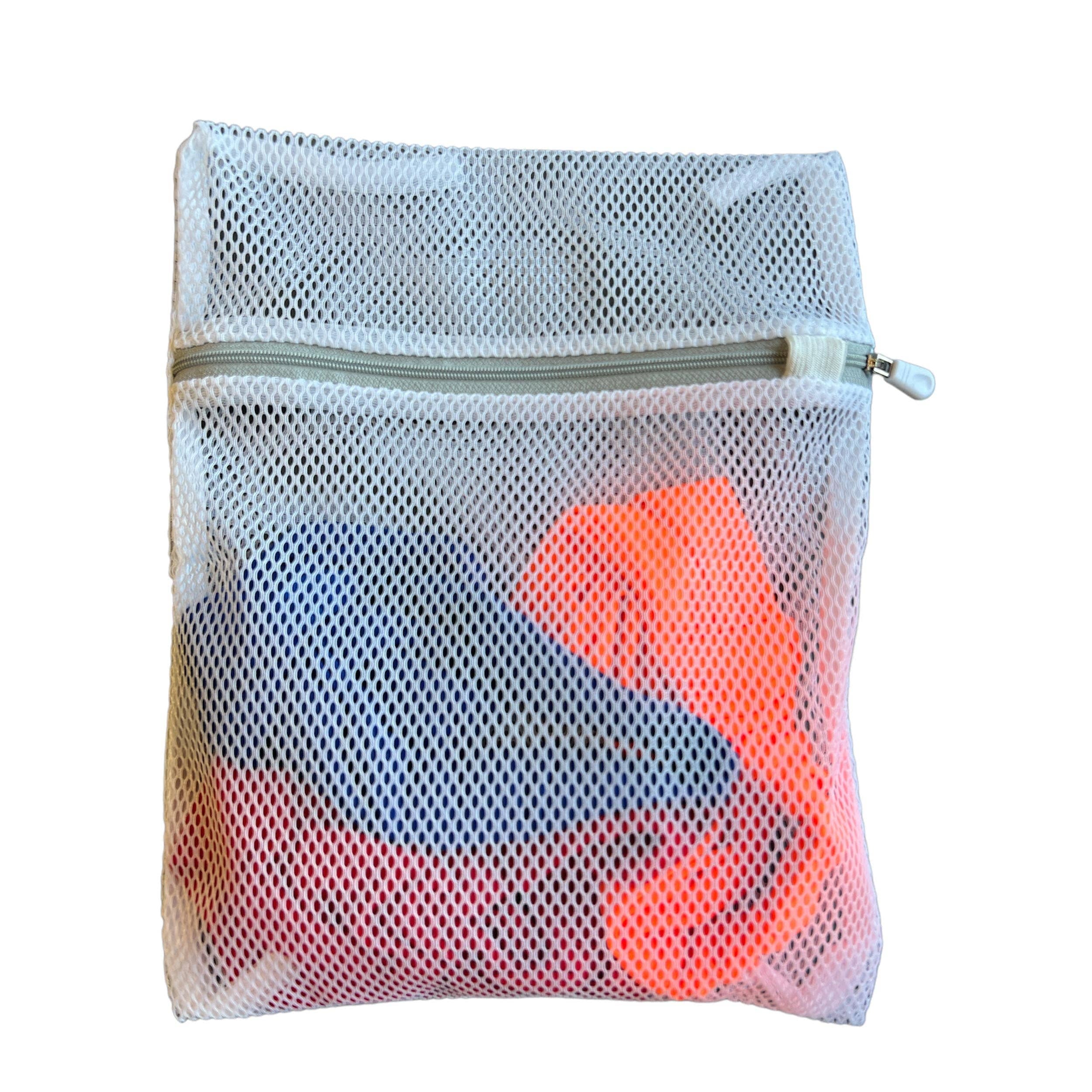 AfricanFabs - Wholesale Laundry Bag - Laundry net / Laundry bag white with zipper (protects satin in the washing machine)1