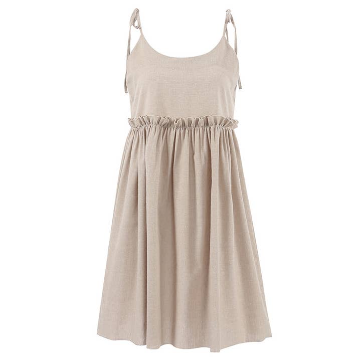 Hope & Sunshine - Wholesale Dress - Women's - Cotton Linen A-Line Sundress3