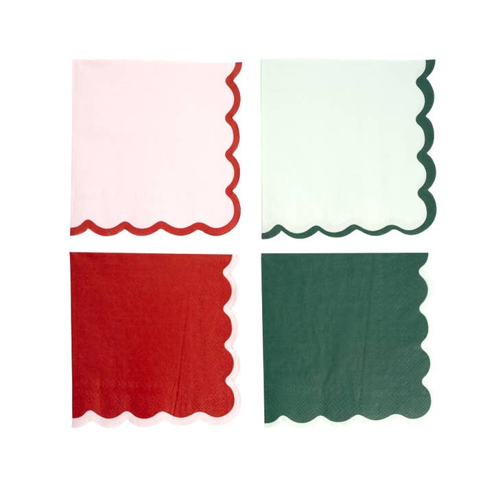 Gatherings by Curated Paperie - Wholesale Disposable Napkin - Holiday Cheer Cocktail Napkins