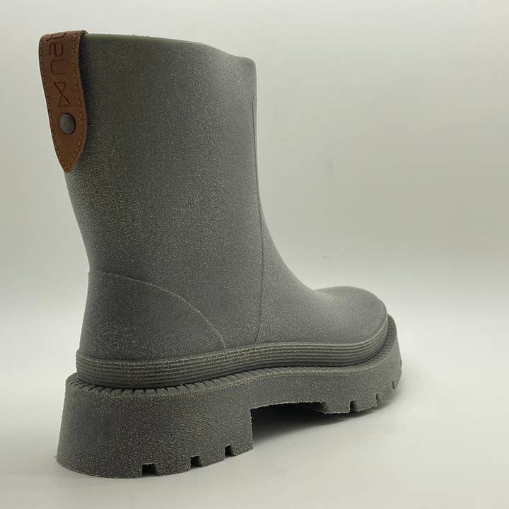 nat-2™ Bio Boot grey green vegan | 100% waterproof biodegradable rainboots for wholesale on Faire7