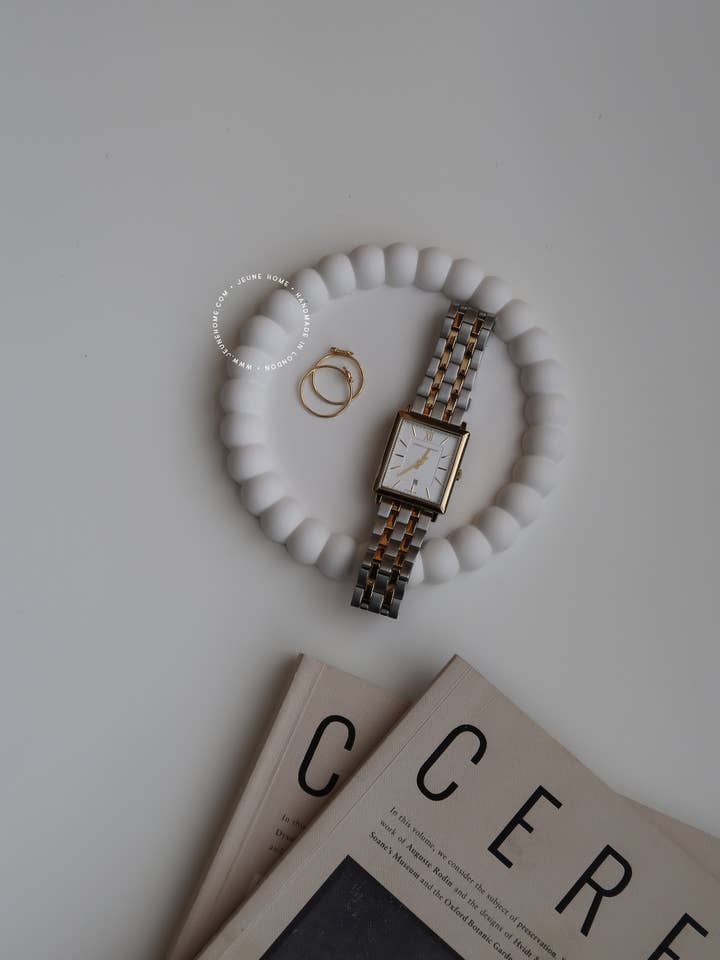 Kanso - round bubble tray | jewellery tray | trinket tray for wholesale by Jeune Home