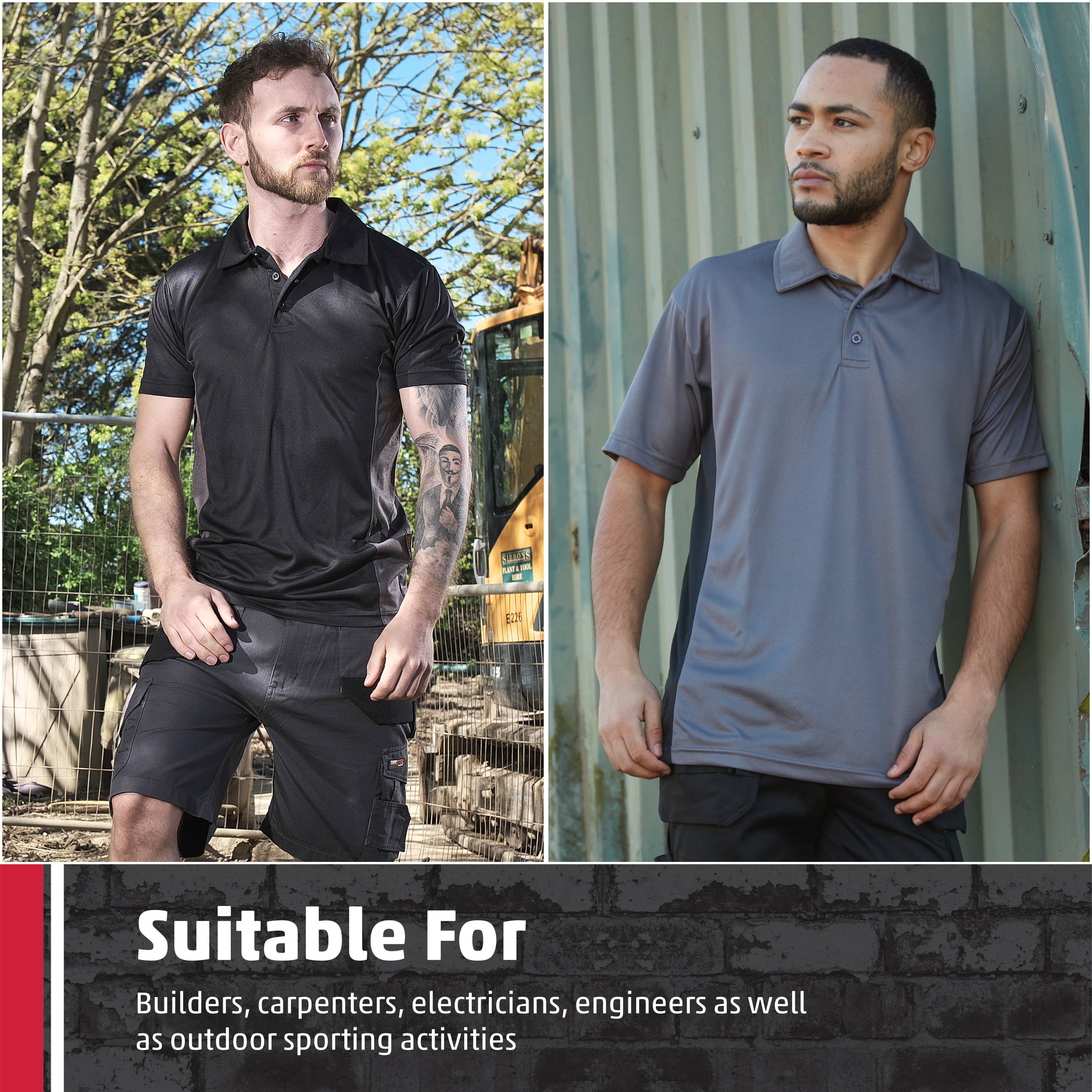 TuffStuff Workwear - Vente Polo – homme - Polo de travail Pro TuffStuff, col renforcé, tissu 240 g/m²9