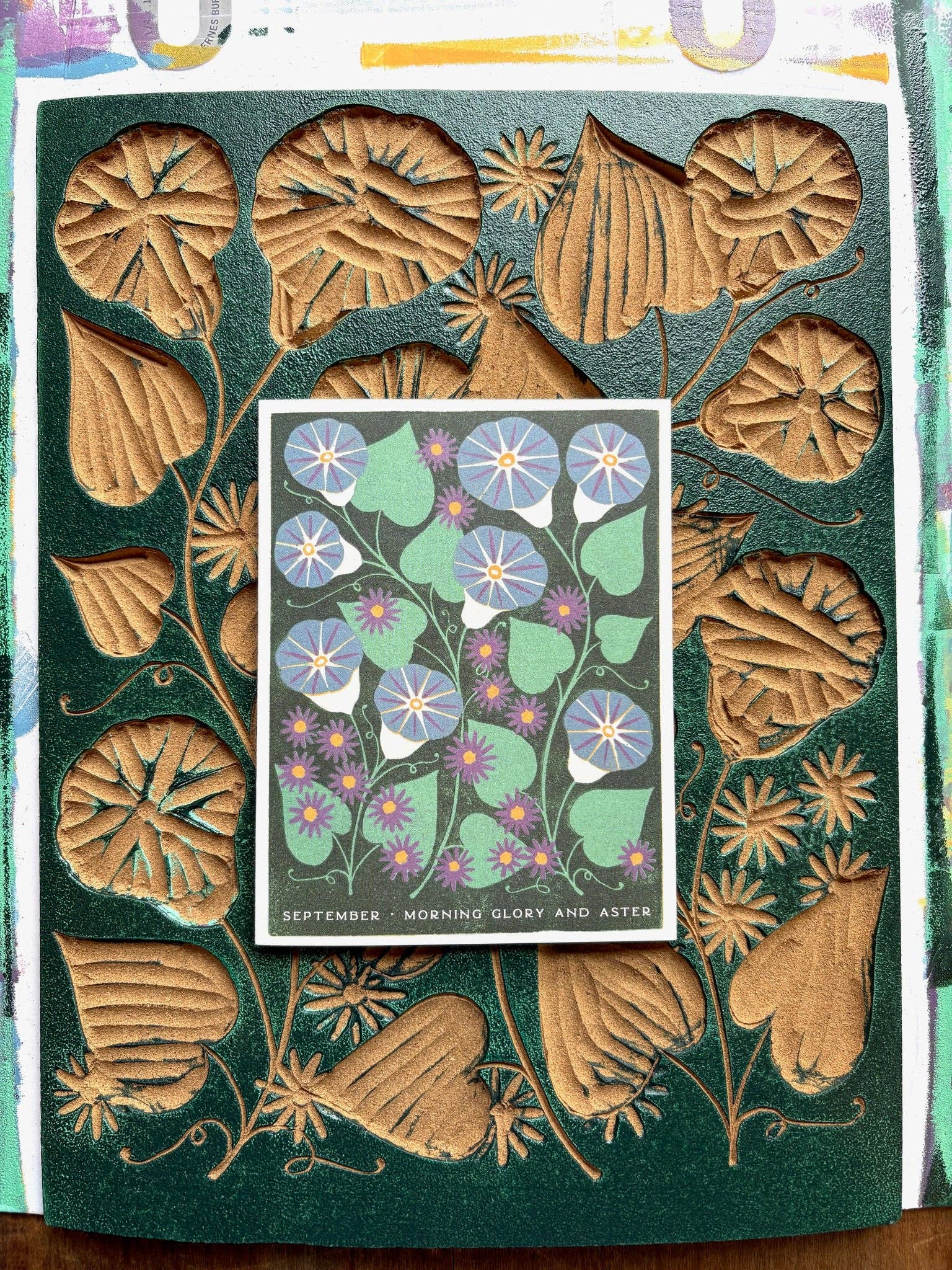 Katharine Watson – Engroshandel Fødselsdagskort – Fødselsmånedens blomster: September lykønskningskort5