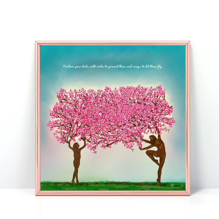 Forankret i styrke og skønhed | Hvile er nødvendig | Citat kunst for engroshandel hos Art by Anna Alvarado