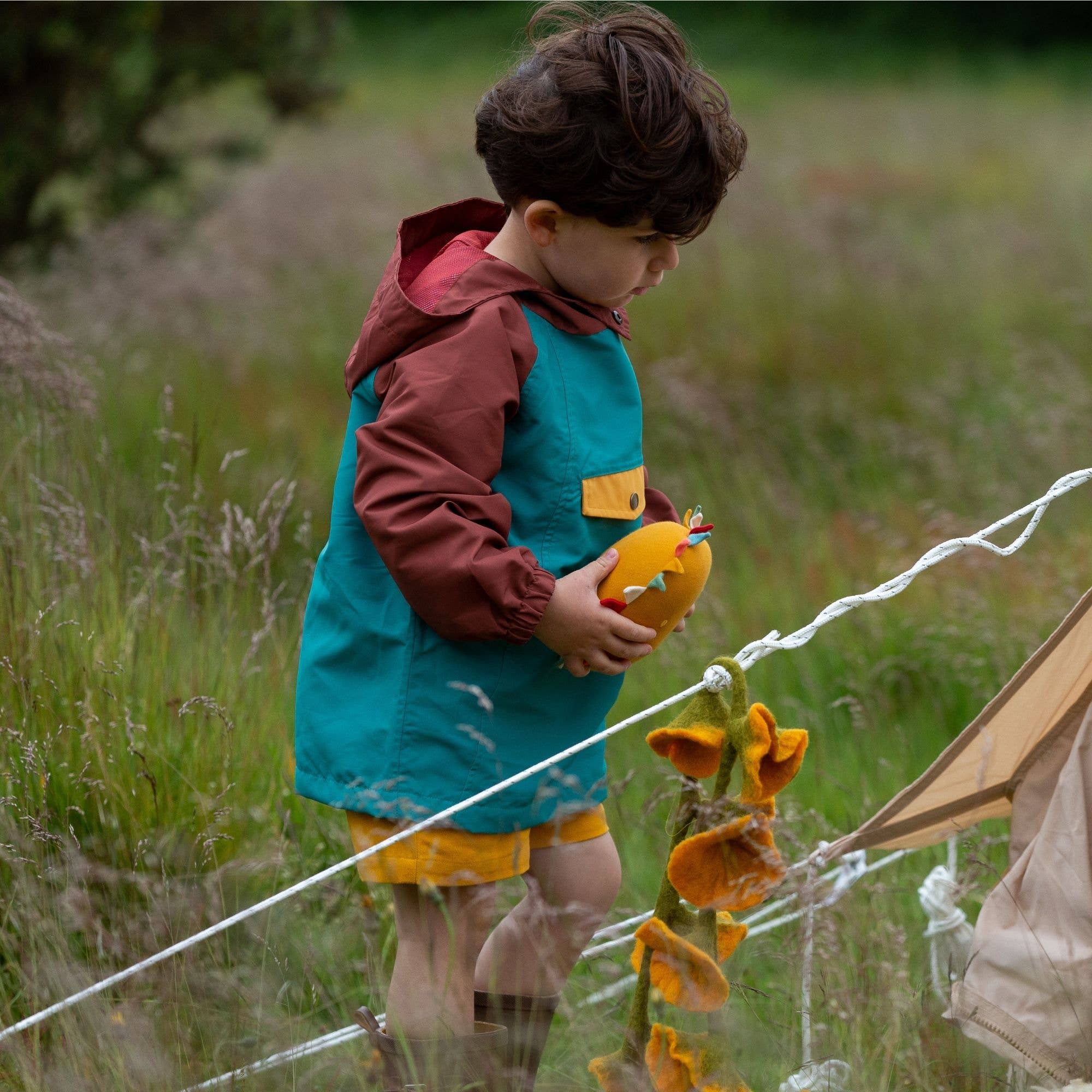 Teal Recycled Waterproof Anorak for wholesale on Faire8