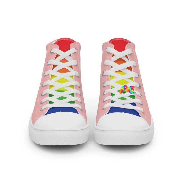 Prism Raves – Sapatilhas Casual - Homem por atacado – Sapatos de lona Pink Pride de Homem com Topo Alto1