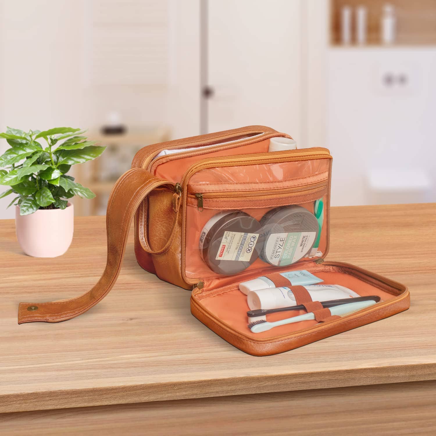 Dot&Dot - Venta al por mayor Neceser - Hombre - Neceser de piel de cocodrilo para hombre3