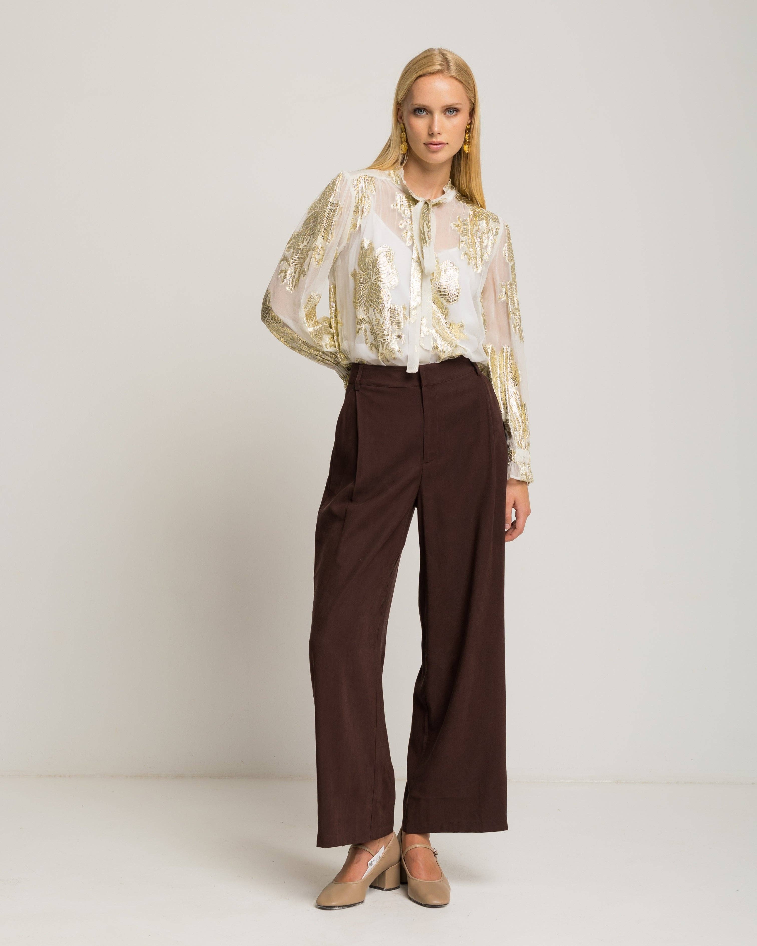 NIZA - Wholesale Blouse - Women's - White blouse for women Senia1