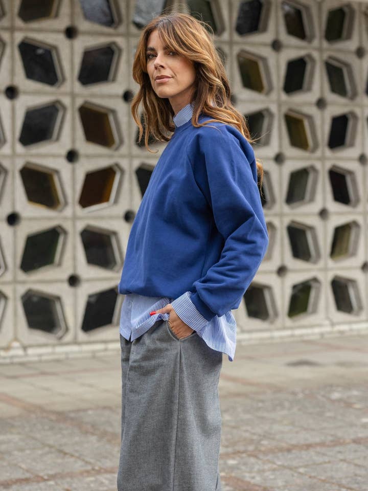 Tröja Beacon blå för wholesale av Mon Col Anvers