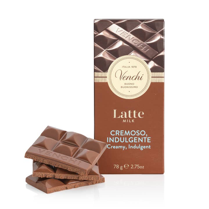 Venchi - Wholesale Chocolate - Milk Chocolate Bar - Italian Premium Gourmet Chocolate Bars1