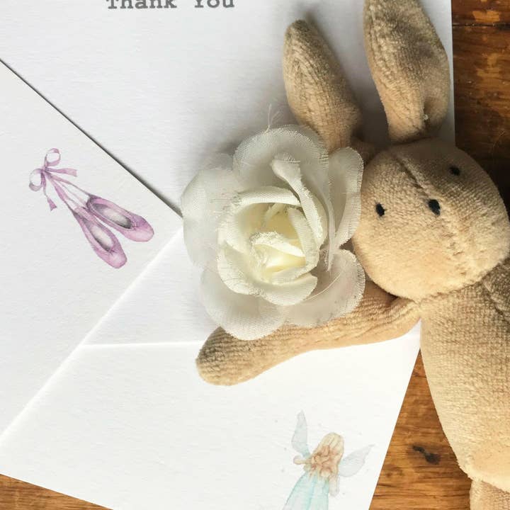 Crumble & Core – wholesale Stationery/notecard set – Ballet Shoe Note Cards4