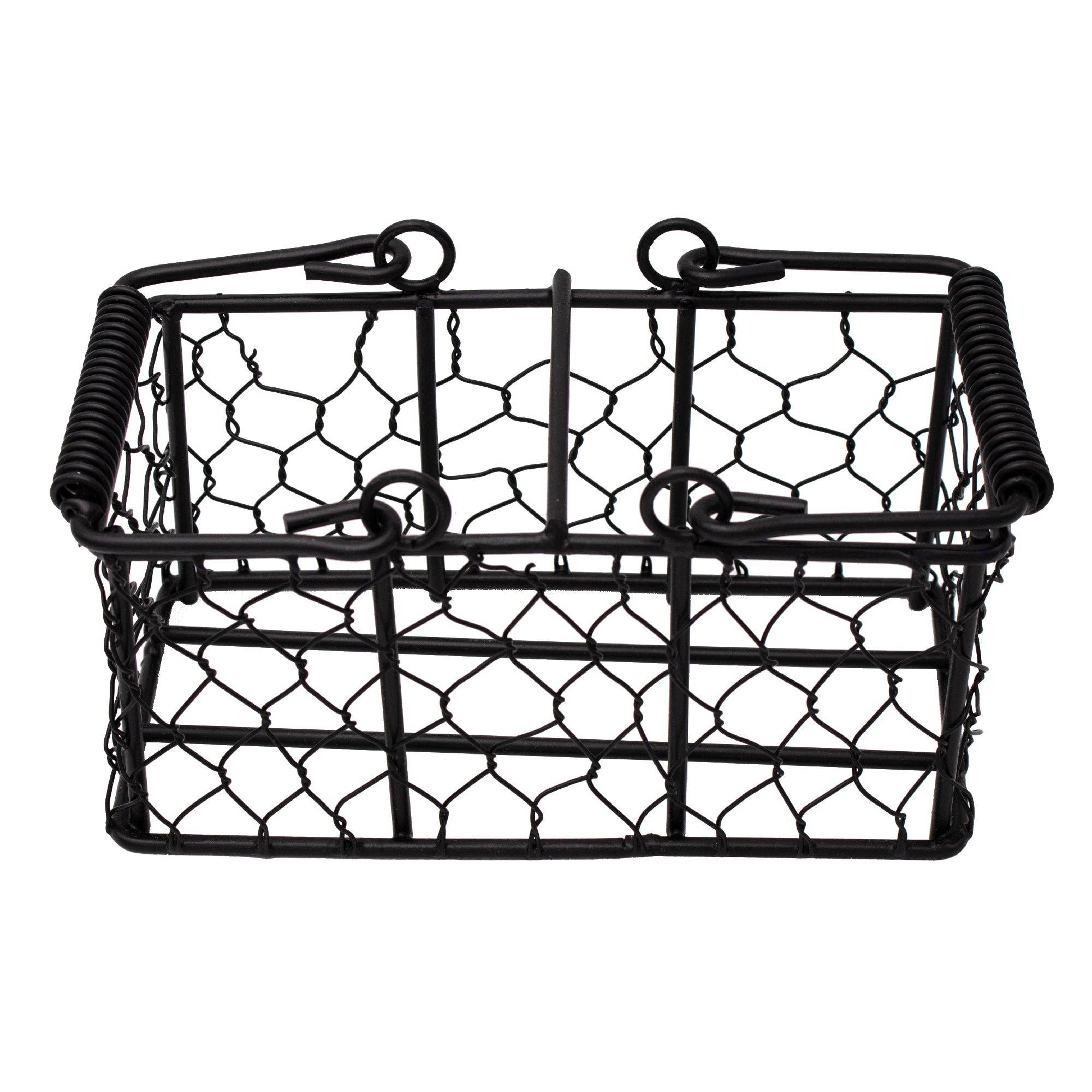 Mason Jar Lifestyle - Vente Rangements/organisateurs de cuisine - Caddy en fil de poulet pour 2 bocaux Mason de 8 oz demi-pinte4