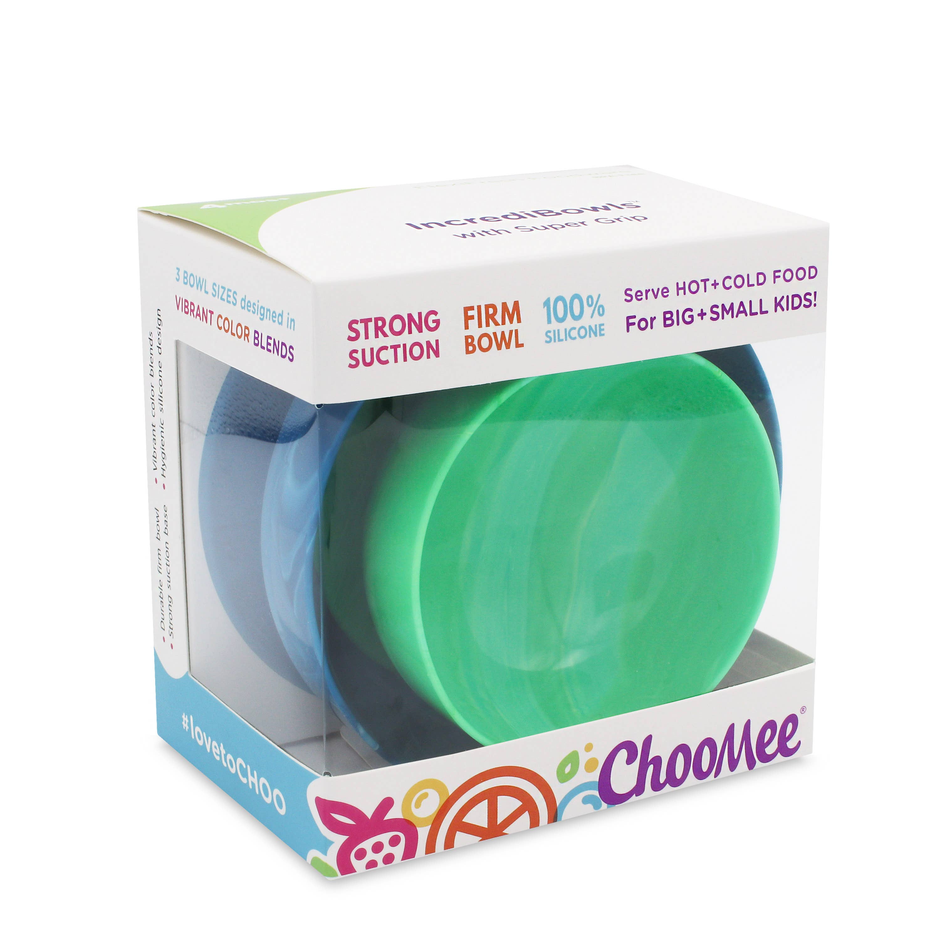 ChooMee - Venta al por mayor Tazón - Ventosa de silicona IncrediBowls, 2 unidades, mediana y pequeña6