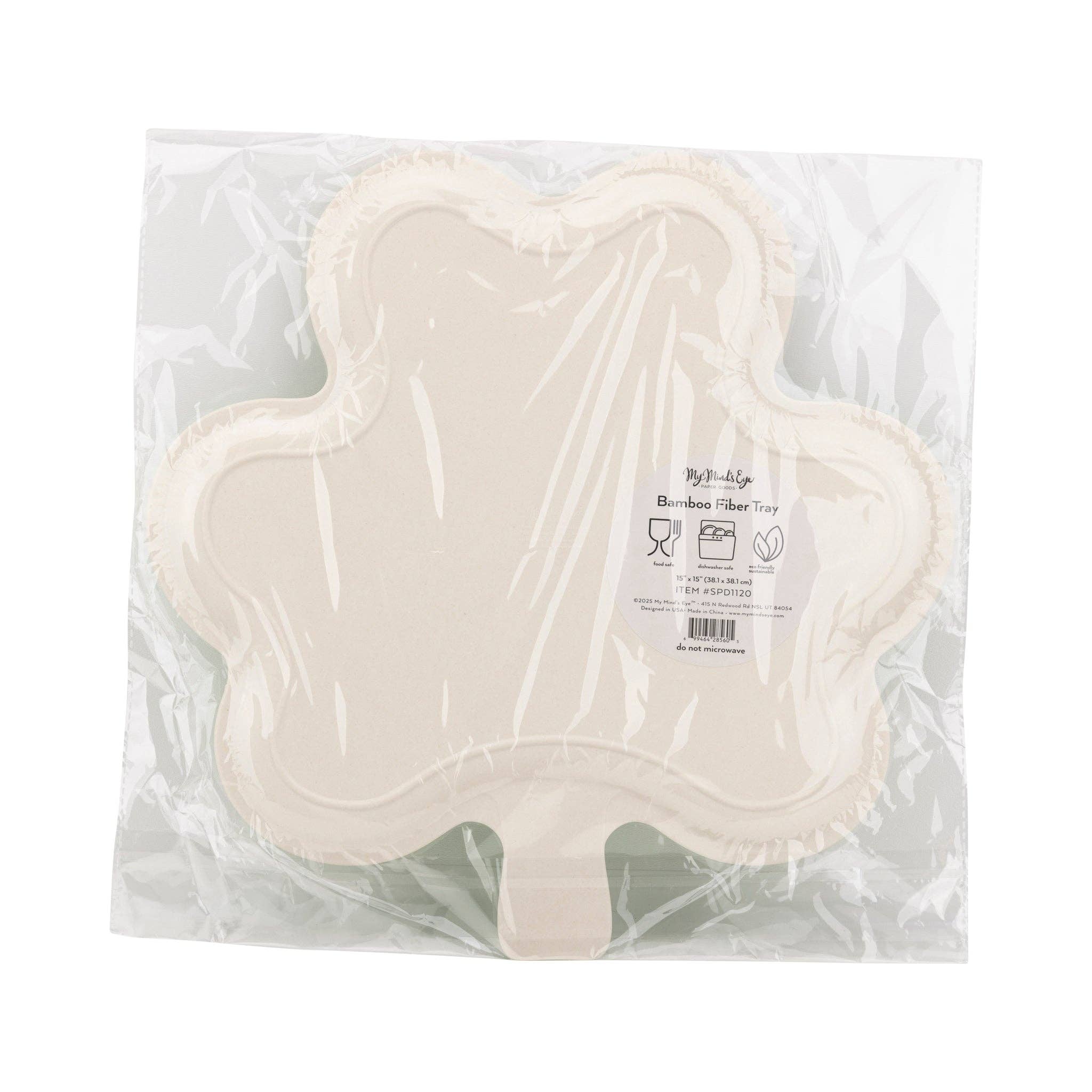 My Mind’s Eye - Wholesale Serving Tray - SPD1120 - Shamrock Shaped Bamboo Tray6