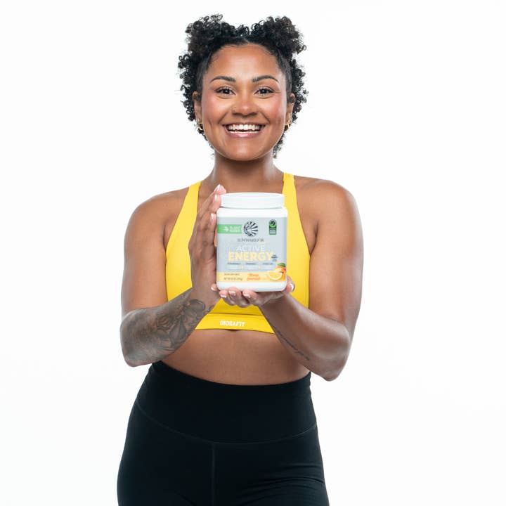 Sunwarrior - Wholesale Powdered Health Drink - Mango Lemonade Active Energy Pre-Workout Powder - Hydrating