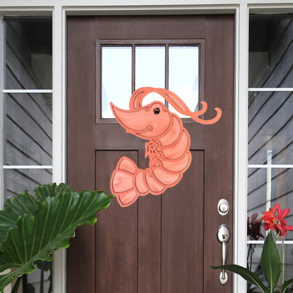 Paisley Grace Makery - Vendita all'ingrosso Decorazione per porta - Gancio Porta Gamberetti P1328 DESIGN GANCIO PORTA2