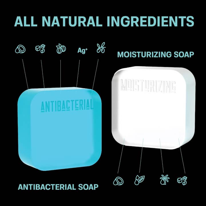 Base Laboratories - Wholesale Bar Soap - Tattoo Soap Bars, Antibacterial & Moisturizing - 2 x 3.5 oz1