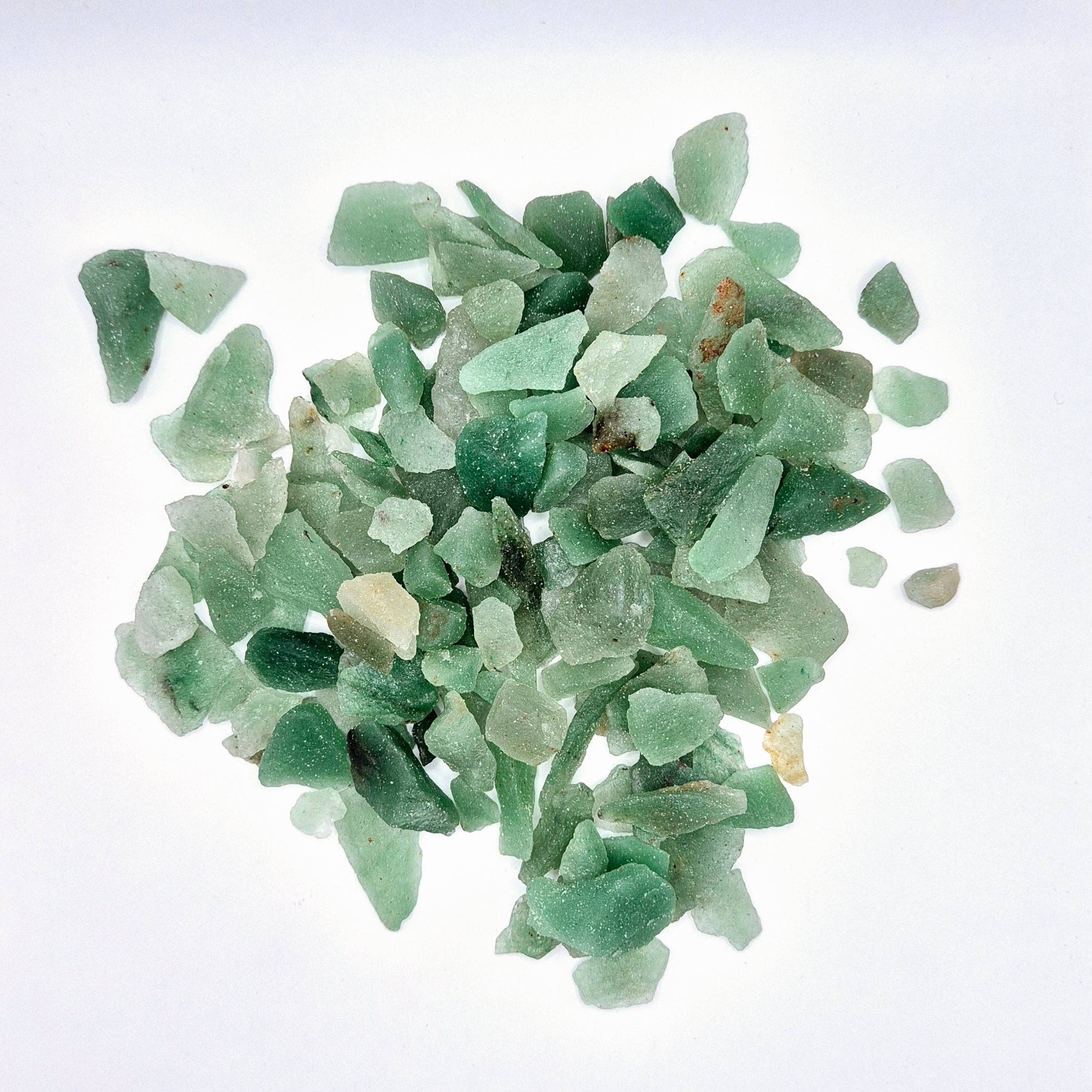 Moonlight Gemstones - Vendita all'ingrosso Pietra/cristallo spirituale - Pietra preziosa grezza di quarzo verde cristallo 0,5-1,5 cm1
