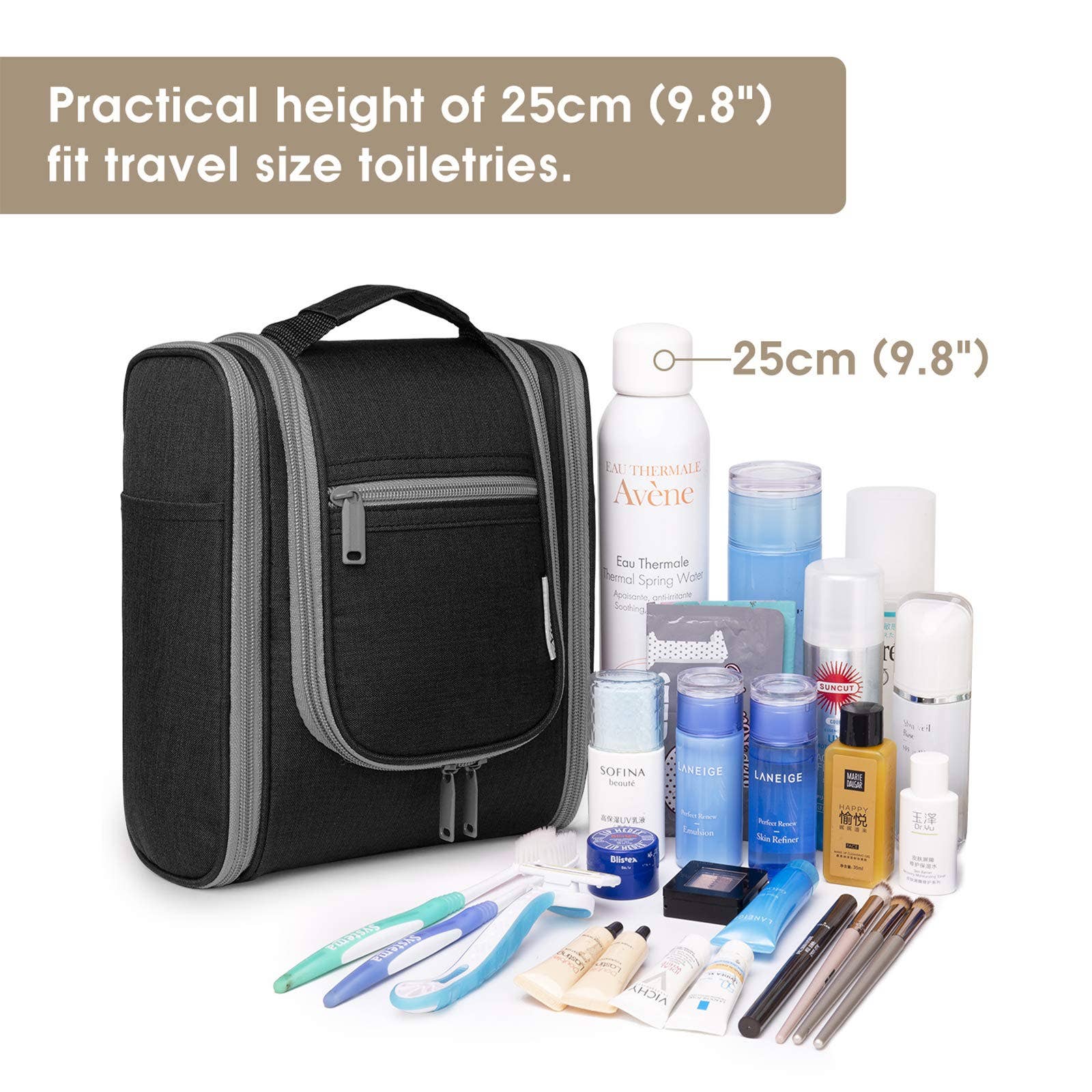 NARWEY INC - Wholesale Toiletry Bag - Women's - Large Hanging Toiletry Bag With Hook Cosmetics Organizer17