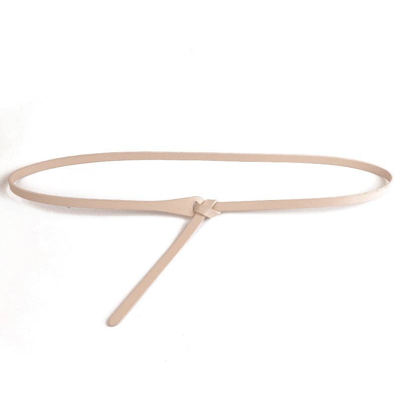 Dipped Shop - Vente Ceinture – femme - Ceinture fine en cuir uni tendance DP25G5605