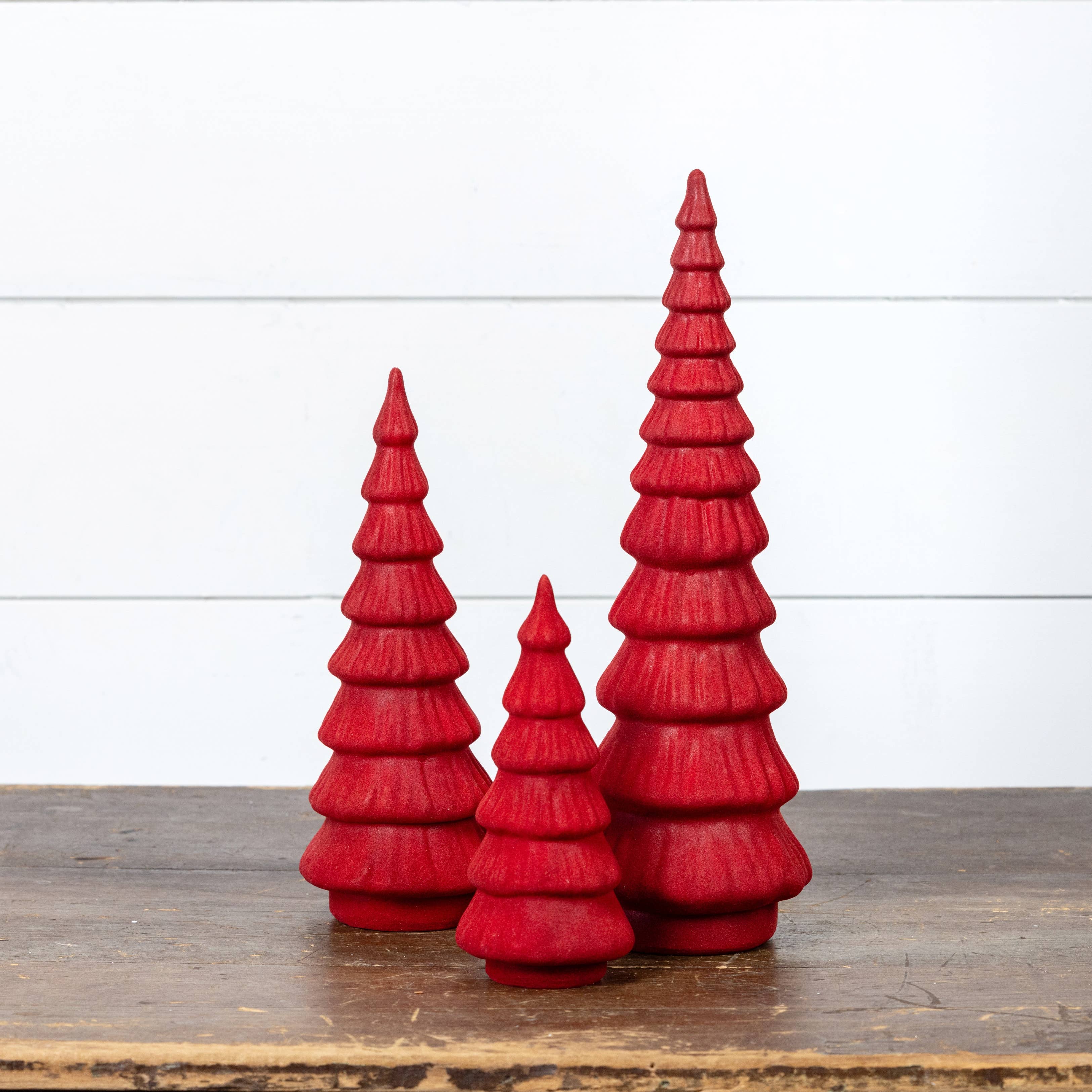 Ragon House - Wholesale Christmas Decoration - 14.75" RED MERRY TREE3