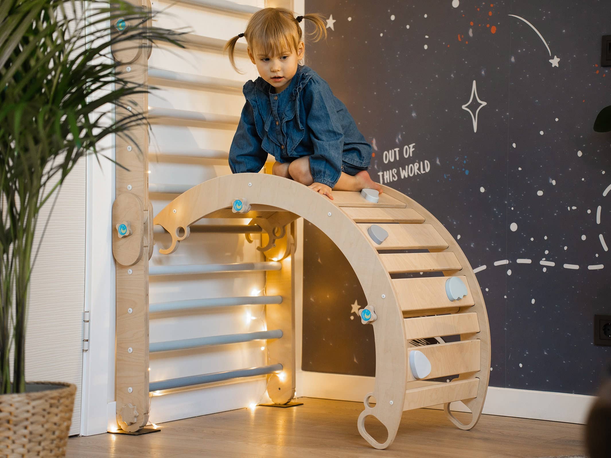 HappyMoon - Wholesale Wood Toy - Kids - Happymoon®  Climbing Arch, Ramp For A Climber, Rocker-Arch3