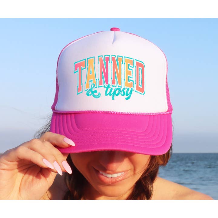 Brimrose Hat Co - Vendita all'ingrosso Cappellino da camionista - Donna - Cappello Estivo Abbronzato e Brillo - Cappelli da Spiaggia Trucker3