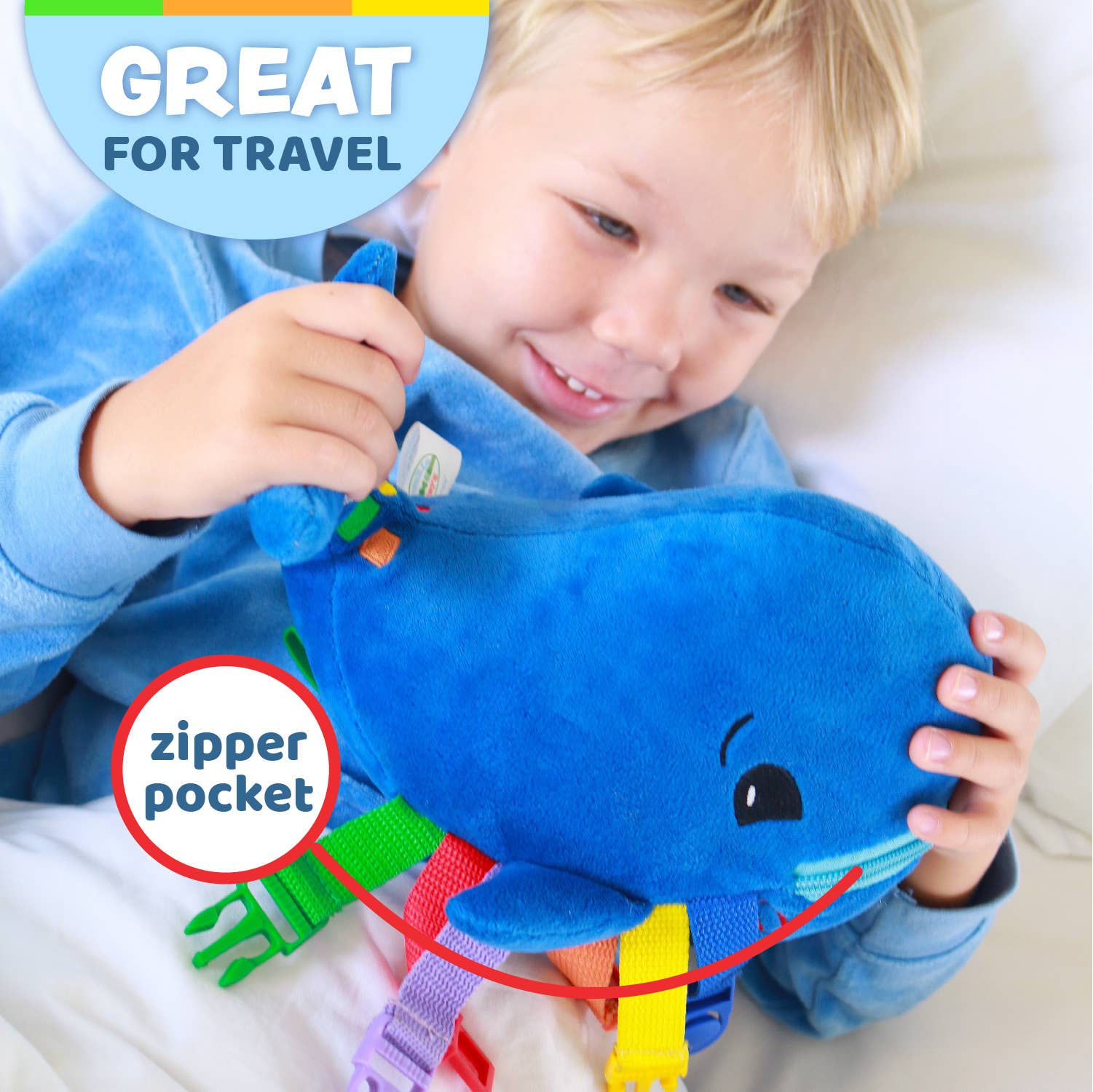 Buckle Toys - Wholesale Stuffed/Plush Toy - Kids & Baby - Blu Whale4