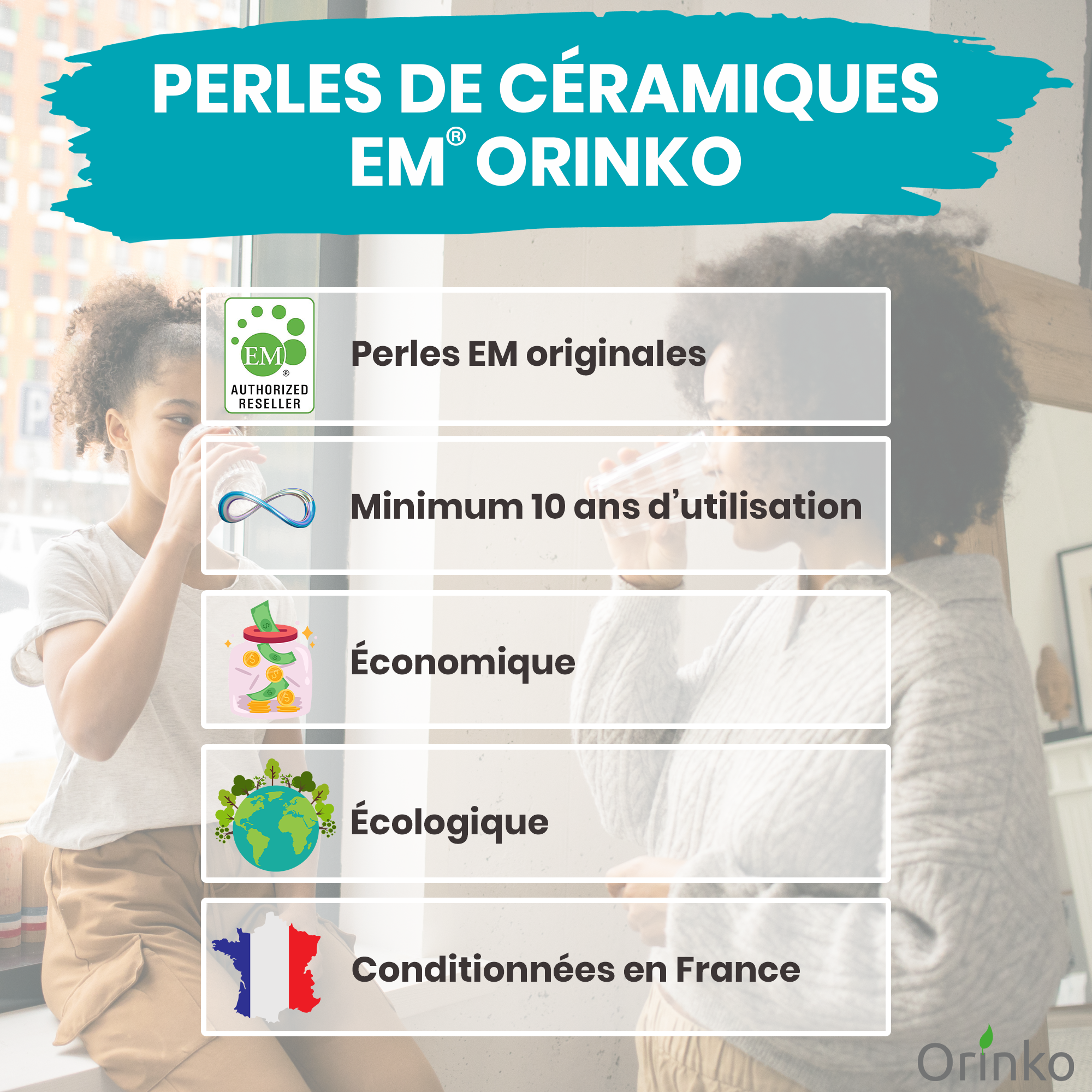 Orinko - Venta al por mayor Cuentas - perlas de cerámica EM® grises | 0,19 €/perlas5