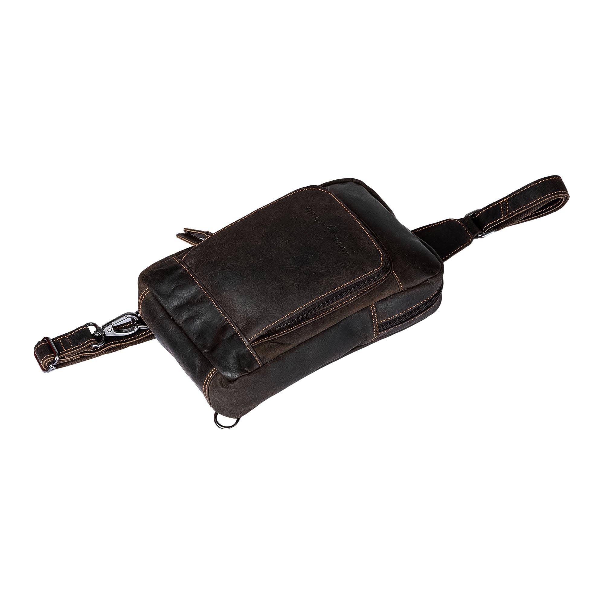 Greenwood Leather - Wholesale Crossbody Bag - Unisex - Leather Crossbody Bag Hamilton GW680613