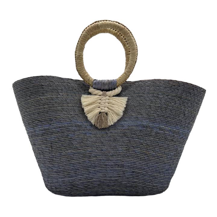 Chisme Lifestyle / Origenes - Wholesale Beach Bag - Woven Palm Beach Tote