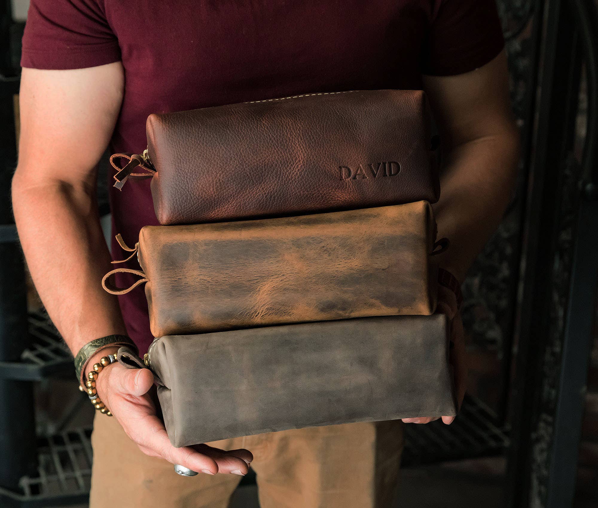 Lifetime Leather Co - Wholesale Toiletry Bag - Men's - Leather Toiletry Bag (Unlined)14