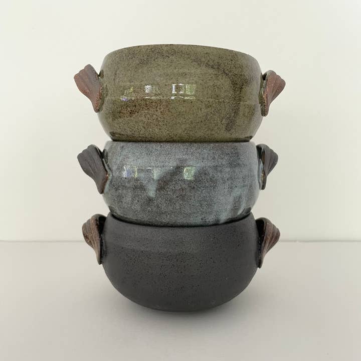 fort & field - Wholesale Bowl - Moody handmade pottery Japanese soup bowls with handles